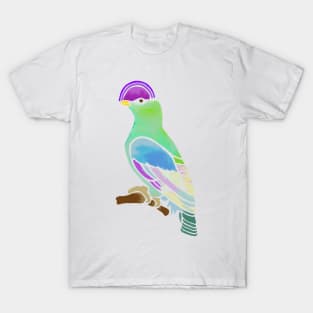 Watercolor Rainbow Cockatoo T-Shirt